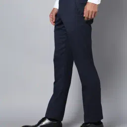 arrow Men Tapered Fit Flat-Front Trousers image 2