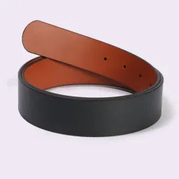 network Men Leather Belt with Buckle Closure image 2