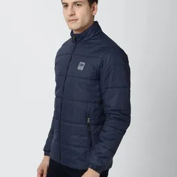 peter england Men Regular Fit Puffer Jacket image 2