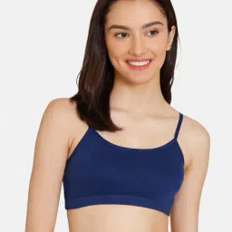 zivame Girls Double Layered Non-Wired Non-Padded Full Coverage Slip-on Beginner Bra (Pack of 2) image 2