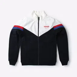 yb dnmx Colourblock Zip-Front Sweatshirt with Insert Pockets image 2