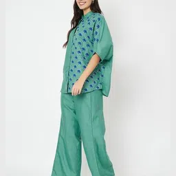 9rasa Women Block Print 2-Piece Co-Ord Set image 2