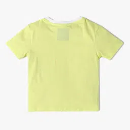 yousta Girls Core Typographic Print Relaxed Fit Round-Neck T-Shirt image 2