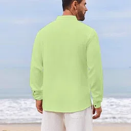 folgen Men Printed Regular Fit Short Kurta image 2