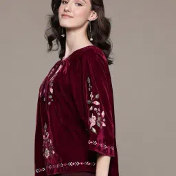 label ritu kumar Tressa Blouson Top image 2