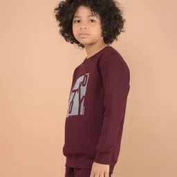 crimsoune club Boys Graphic Sweatshirt image 2