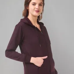 timyka Women Regular Fit Hoodie with Insert Pockets image 2