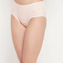 clovia Floral Print Hipster with Elasticated Waist image 2