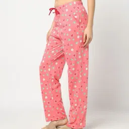 yousta Women Printed Regular Fit Pyjamas image 2