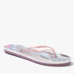 yousta Women Printed Thong-Strap Flip-Flap image 2