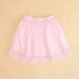 pantaloons junior Girls Cotton Lace Skirt image 2