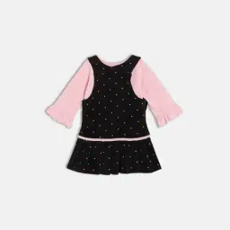mini klub Polka-Dot Dungaree Dress image 2