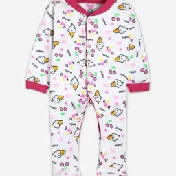 mm impex Pack of 3 Striped Rompers with Button Closure image 2