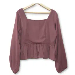 molcha by babita singh Women Relaxed Fit V-Neck Top image 2