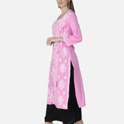sevachikan Chikankari Embroidered Straight Kurta image 2