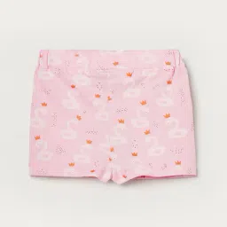 juniors by lifestyle Girl Graphic Print Regular Fit Shorts image 2