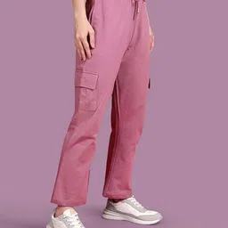 twin birds Women Wide-Leg Track Pants with Elasticated Drawstring Waist image 2