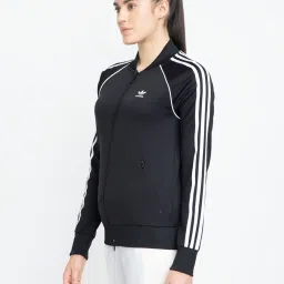 adidas originals Primeblue Zip-Front Sst Track Jacket with Raglan Sleeves image 2
