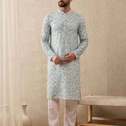 swagg india Men Regular Fit Long Kurta image 2