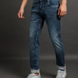 john players jeans Men Mid-Wash Skinny Fit Jeans image 2
