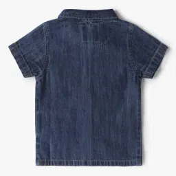 inf frendz Boys Washed Regular Fit Cotton Shirt image 2