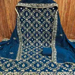 svaraa Women Self-design Unstitched Dress Material image 2