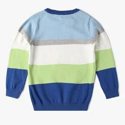 united colors of benetton Boys Striped Regular Fit Pullover image 2