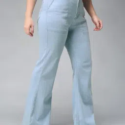 miss chase a+ Women High-Rise Flared Jeans image 2