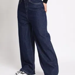 bene kleed Women High Rise Super Baggy Fit Jeans image 2