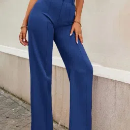 kotty Women Western Wear Relaxed Fit Trousers image 2