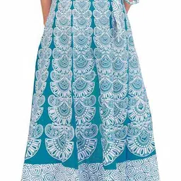 exotic india Women Block Print Flared Skirt image 2