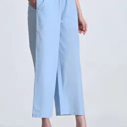 ambi Women Straight Fit Palazzos image 2