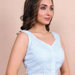 rene Women Printed Front-Open Blouse image 2