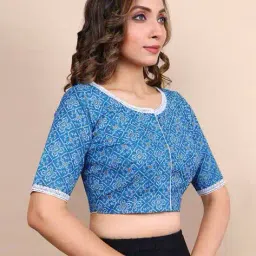 rene Women Printed Front Open Blouse image 2