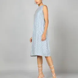 Shein Sleeveless Striped Shift Dress With Pockets image 2