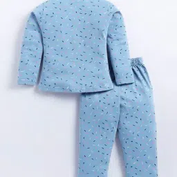 gemini Girls Printed Lounge Pants & Shirt Nightwear Set image 2