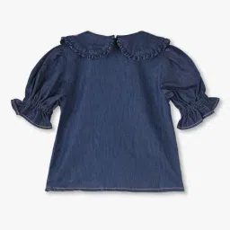 kg frendz for trends select Girls Top with Embroidered Collar image 2