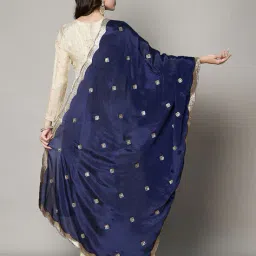 muffly Women Embellished Chiffon Dupatta image 2