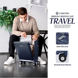 carlton Hard Body Trolley Bag with TSA Lock image 2