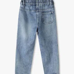 kg frendz for trends select Girls Heavily Washed Flared Jeans image 2