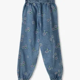 point cove Girls Embroidered Relaxed Fit Jogger Jeans image 2