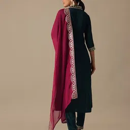 shewill Women Straight Kurta Set image 2