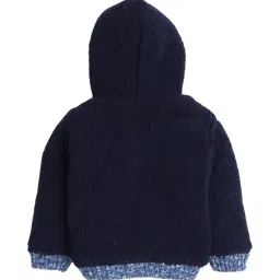 yellow apple Girls Knitted Sweater with Ribbed Hems image 2