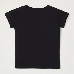 fame forever by lifestyle Girls Graphic Print Regular Fit T-Shirt image 2