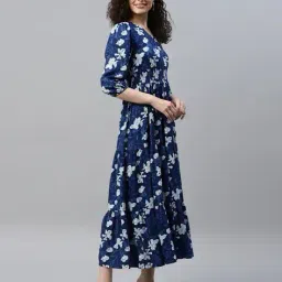 leia Women Floral Print Fit & Flare Dress image 2