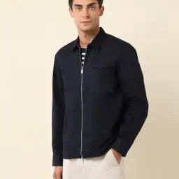 u.s. polo assn. Cotton Regular Fit Zip Front Shacket image 2