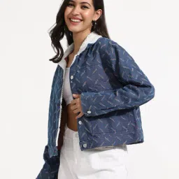 campus sutra Women regular Fit Jacket image 2