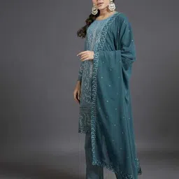 readiprint Women Embroidered 3-Piece Unstitched Dress Material image 2