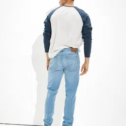 american eagle Men Mid Rise Fixed Waist Jeans image 2