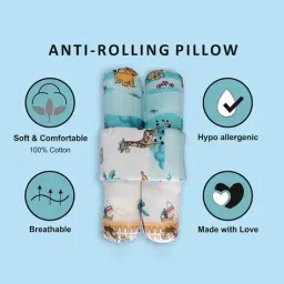neonate care Unisex Toddler Baby Anti Rolling Bolster Pillow image 2
